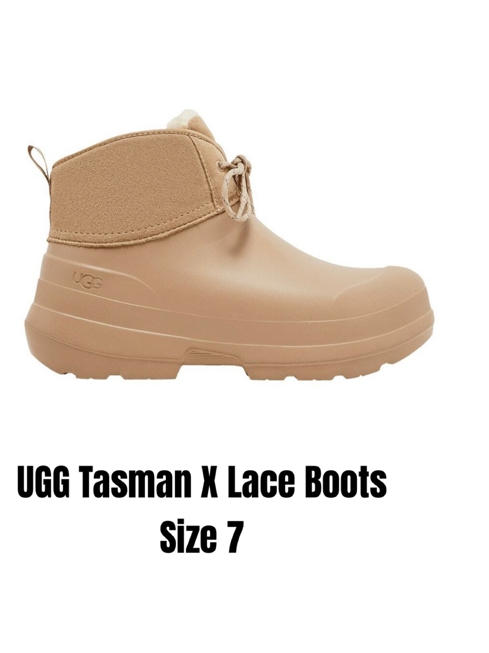UGG Tasman X Lace Boots Size 7